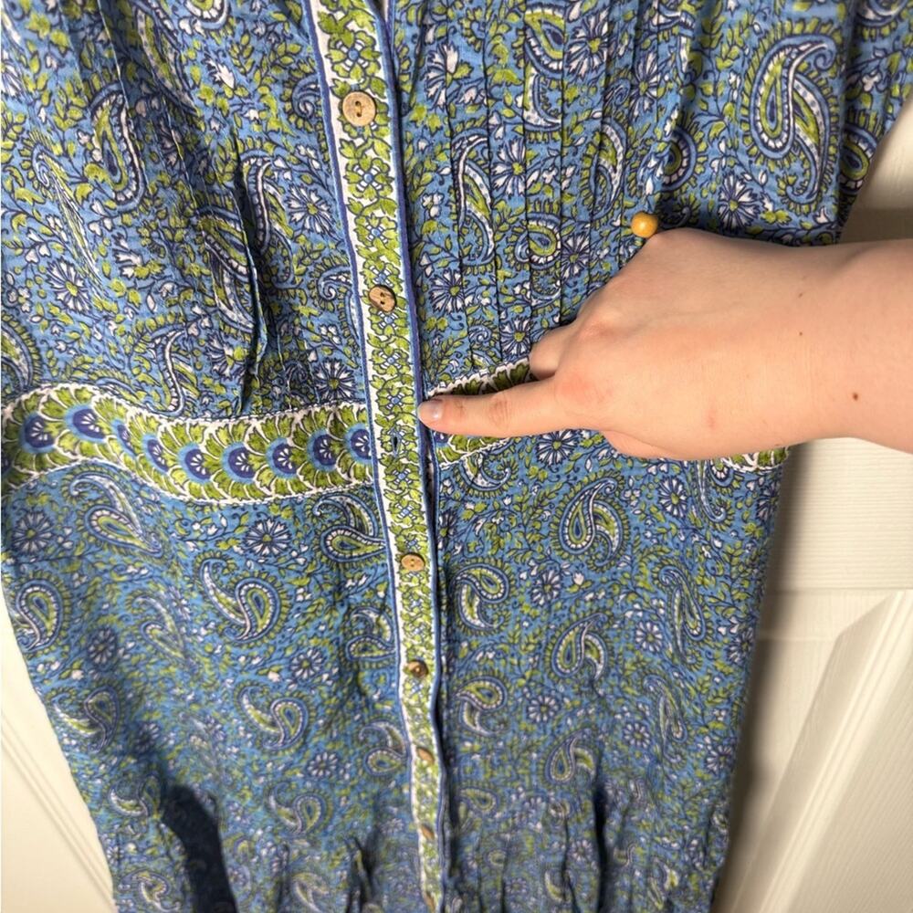 Veronica Beard Windansea Blue Paisley Maxi Dress - Picture 3 of 9